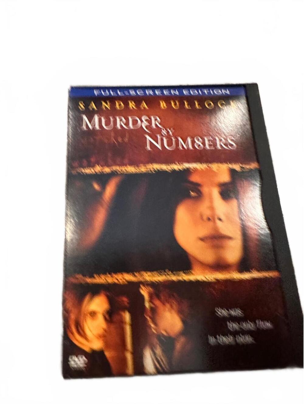 Murder by Numbers DVD Fullscreen Edition Starring Sandra Bullock